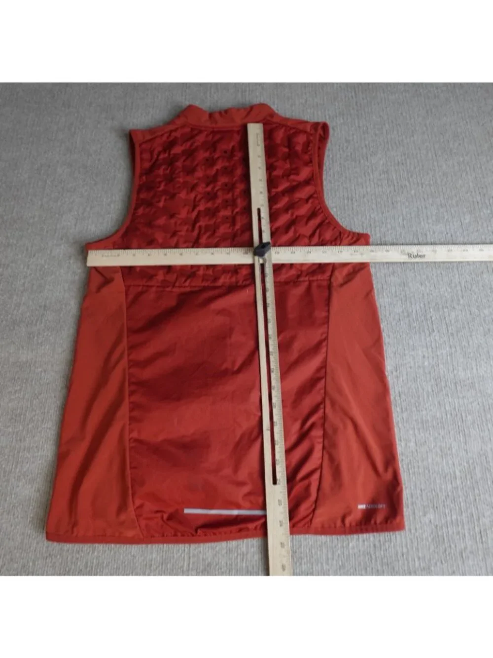 Nike Mens Vest Small Orange Red Aeroloft 928501